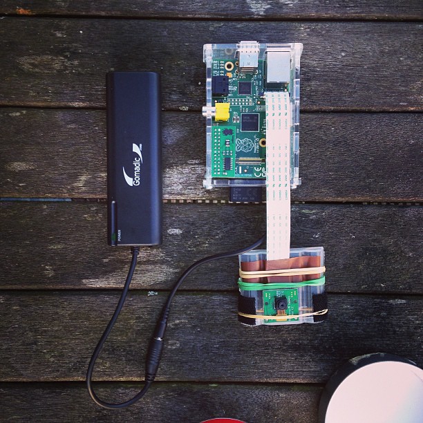 Povezani delovi za timelapse snimanje sa Raspberry Pi